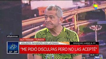 Guy Tessier, el hombre que tuvo el incidente de tránsito con Leyrado: Insultó a mi mujer