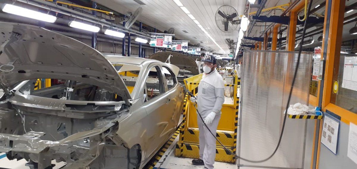 FCA retoma la fabricación de autos en la planta de Ferreyra, Córdoba