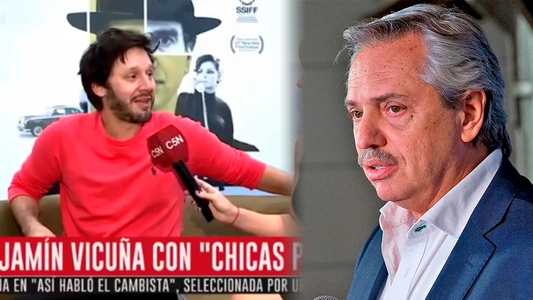 Benjamín Vicuña expresó su apoyo a Alberto Fernández para las elecciones presidenciales