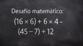 Desafío Matemático: este reto tiene su clave en los signos