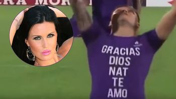Mauro Zárate le dedicó un gol a Natalie Weber con un mensaje emocionante