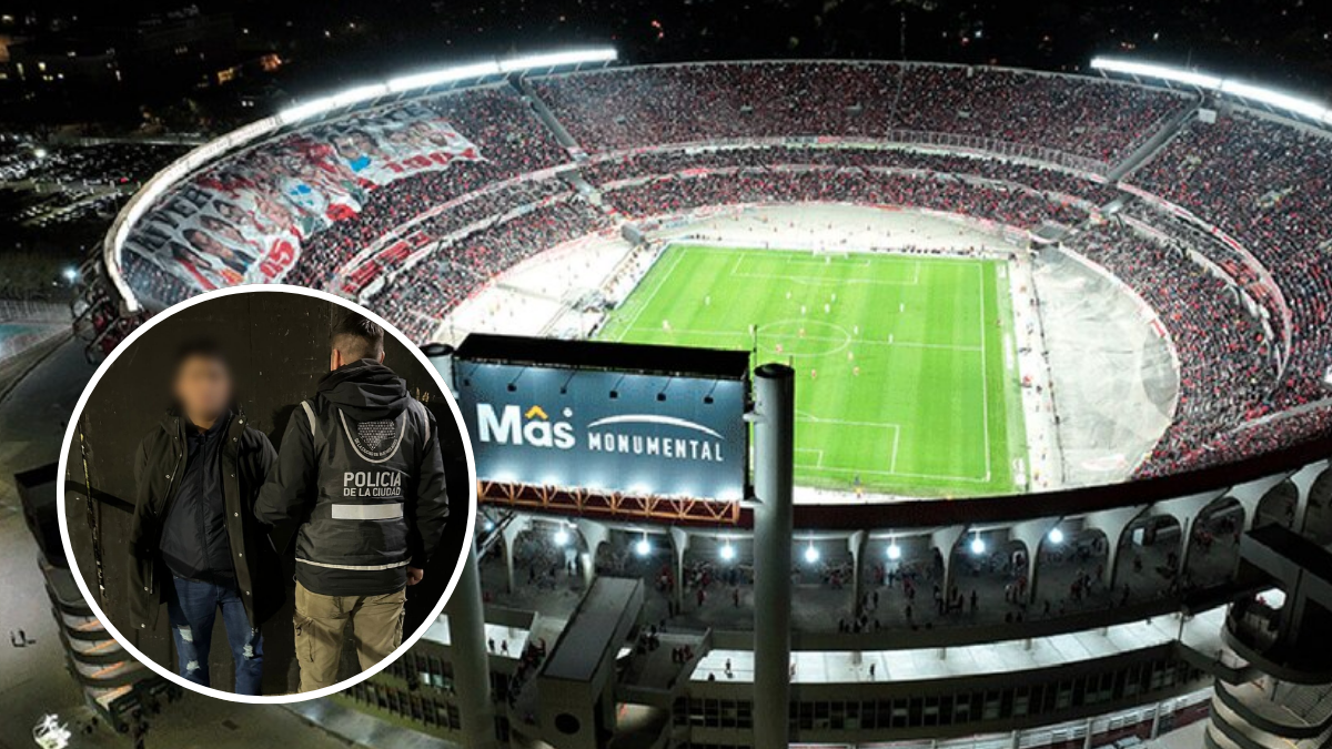 Tenía pedido de captura y fue a ver a River: detuvieron a un abusador en las inmediaciones del Monumental
