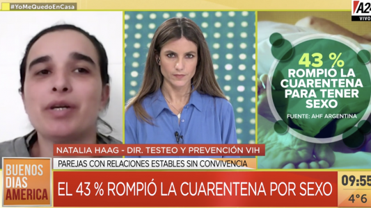 El 43% de los argentinos rompió la cuarentena para tener sexo con una pareja con la que no convivía