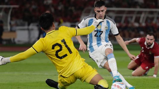 Quién es Facundo Buonanotte, el debutante más joven en la Era Scaloni en la Selección Argentina