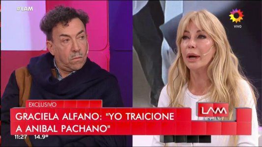 Graciela Alfano, en un ataque de llanto, admitió: Traicioné a Pachano