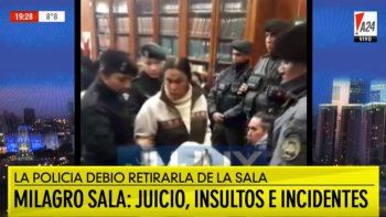 Polémica en Jujuy: Milagro Sala increpó a los jueces y la sacaron del recinto