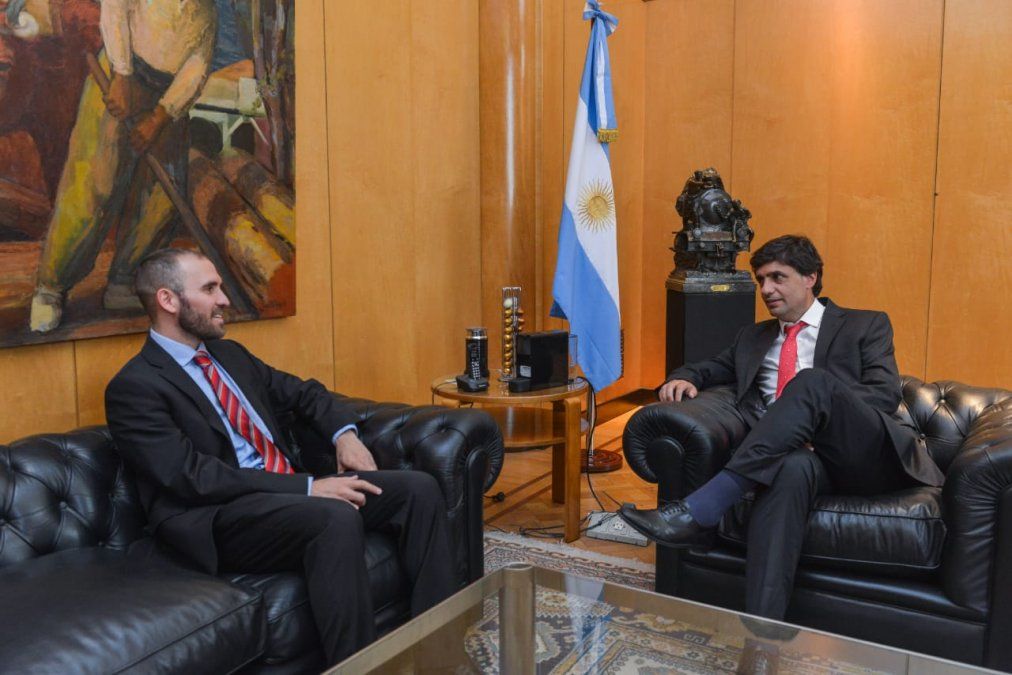 Lacunza y Guzmán se reunieron para coordinar la transición en Economía