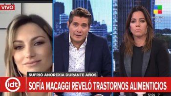 En primera persona: el duro relato de Sofía Macaggi sobre su trastorno de alimentación