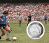 Polémica: el Banco Central lanzó una moneda del gol del siglo, pero sin nombrar a Diego Maradona