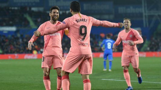 Messi metió un golazo, el Barcelona ganó en Getafe y estiró la ventaja en la cima