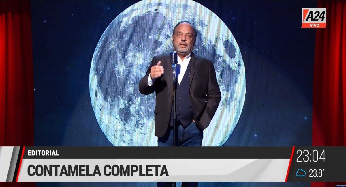 Baby Etchecopar criticó el discurso del Gobierno sobre los derechos humanos.