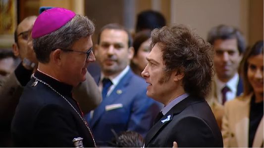 Javier Milei participó del Tedeum junto a su Gabinete por los festejos del 25 de Mayo