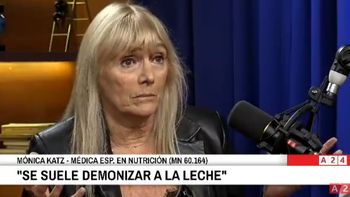 Hay una novedad de que los lácteos son peligrosos. Y si hay algo que no tiene evidencia de peligro es un lácteo, sostuvo la especialista. (Foto: captura de pantalla) Hay una novedad de que los lácteos son peligrosos. Y si hay algo que no tiene evidencia de peligro es un lácteo, sostuvo la especialista. (Foto: captura de pantalla)