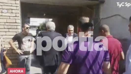 Así llegó De La Cruz a declarar a la Fiscalía