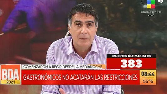 Antonio Laje ante las nuevas restricciones: Son peor que Macri gobernando, lo están demostrando