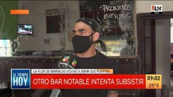 Tras 7 meses cerrados, volvió a abrir el bar notable La Flor de Barracas