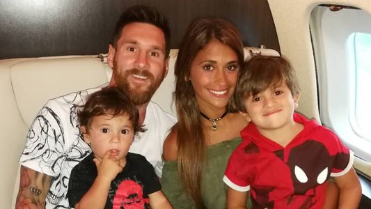 Los hijos de Messi bailan al ritmo de Michael Jackson