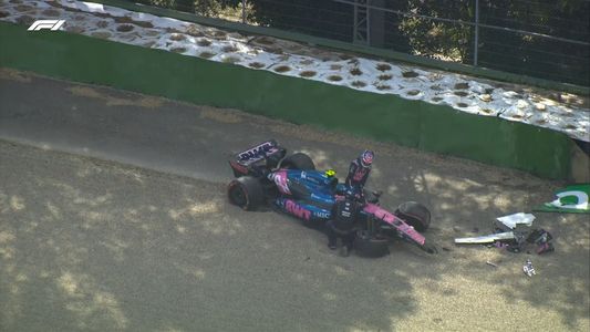 Franco Colapinto chocó y quedó eliminado de la clasificación del Gran Premio de Imola