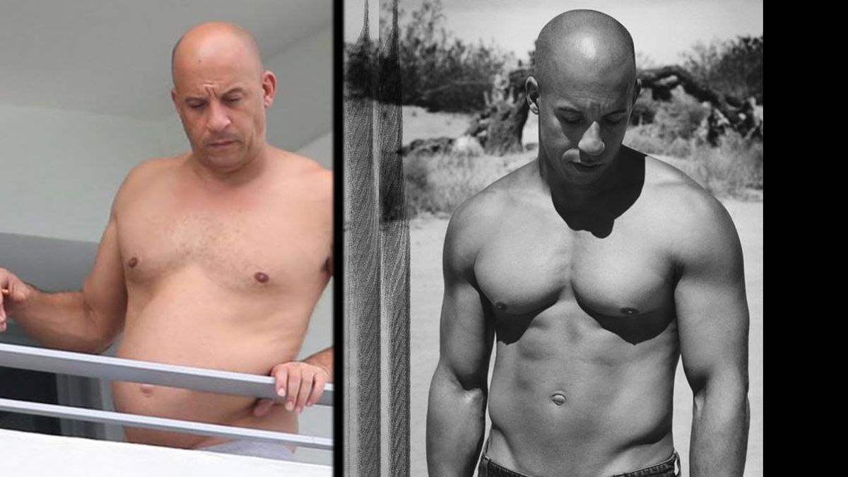 Vin Diesel se está dejando la panza para el verano