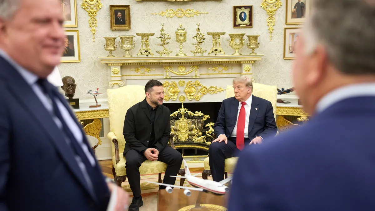 Zelensky inform&oacute; que uno de los temas abordados fue la posibilidad de otorgar licencias para que Ucrania pueda fabricar interceptores de los sistemas de defensa a&eacute;rea Patriot. (Foto: X @ZelenskyyUa)