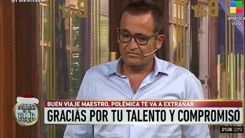 La emoción de Álvaro Navia en su despedida de Polémica en el bar: Fui muy feliz