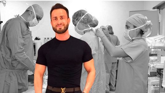 Tras haberse escapado del quirófano, Martín Baclini se animó y se operó