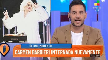 Carmen Barbieri internada otra vez