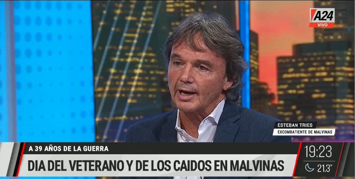 El conmovedor recuerdo de un excombatiente de Malvinas