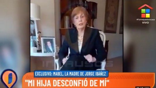 Fuerte descargo de Mabel, la madre de Jorge Ibáñez: La ambición que tiene mi hija es desmedida