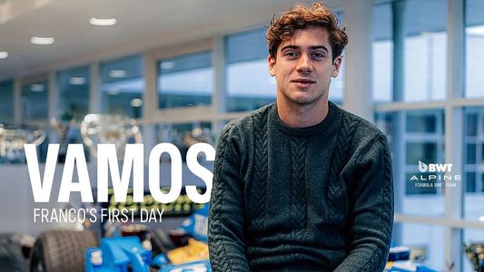 El inicio del sueño: Franco Colapinto tuvo su primer día como piloto de Alpine