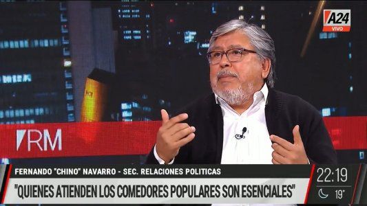 Navarro defendió el pedido de vacunación a movimientos sociales: Son trabajadores esenciales