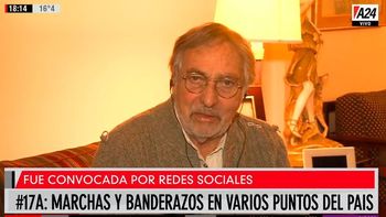 Luis Brandoni después del #17A: La preocupación es conservar la república y la democracia