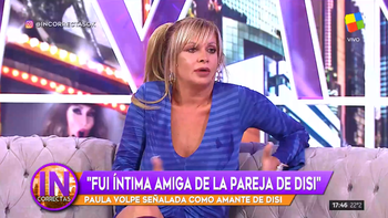 Paula Volpe se defiende, en Incorrectas, de las acusaciones de Silvia Süller: ¿Fue amante de Disi?