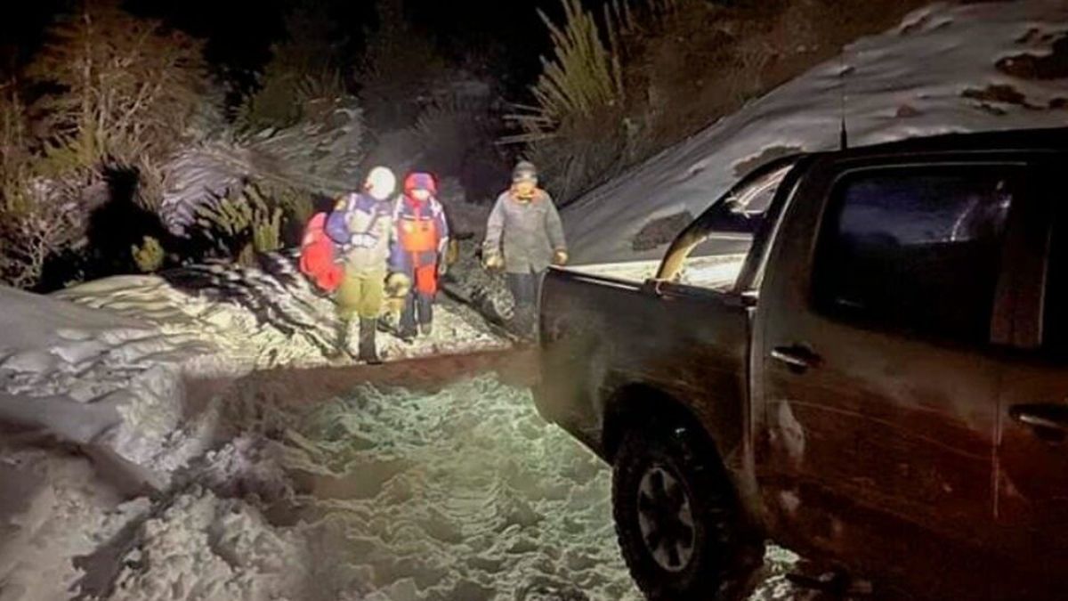 Rescate en el Cerro Chapelco tras siete horas de búsqueda con 6 grados bajo cero