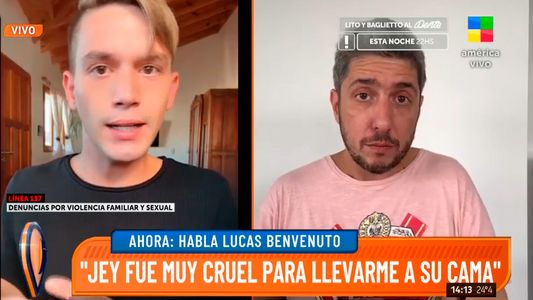 El contundente descargo de Lucas Benvenuto: Jey Mammon me violó la primera noche que nos vimos