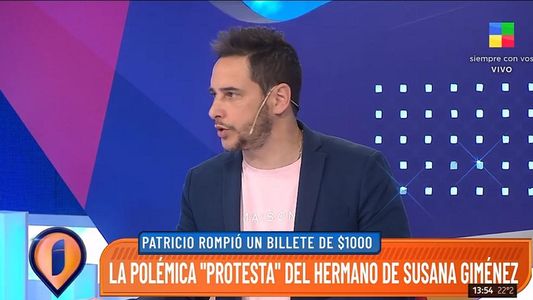 Rodrigo Lussich también apuntó contra Patricio Giménez por romper un billete de 1000 pesos