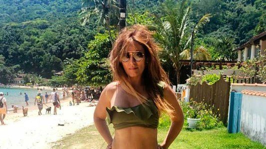 Marcela Tauro de vacaciones en Brasil mostró su cuerpo sin photoshop