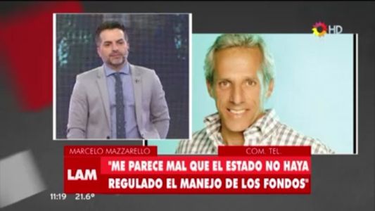 Mazzarello: No cobraba los 98 mil pesos que debería haber cobrado en la novela de Andrea del Boca