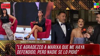 ¡se re pico! maria fernanda callejon estallo contra las angelitas y abandono el movil de lam