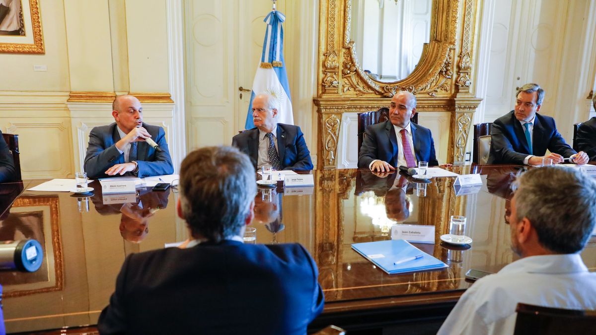Reunión de Gabinete en Casa Rosada