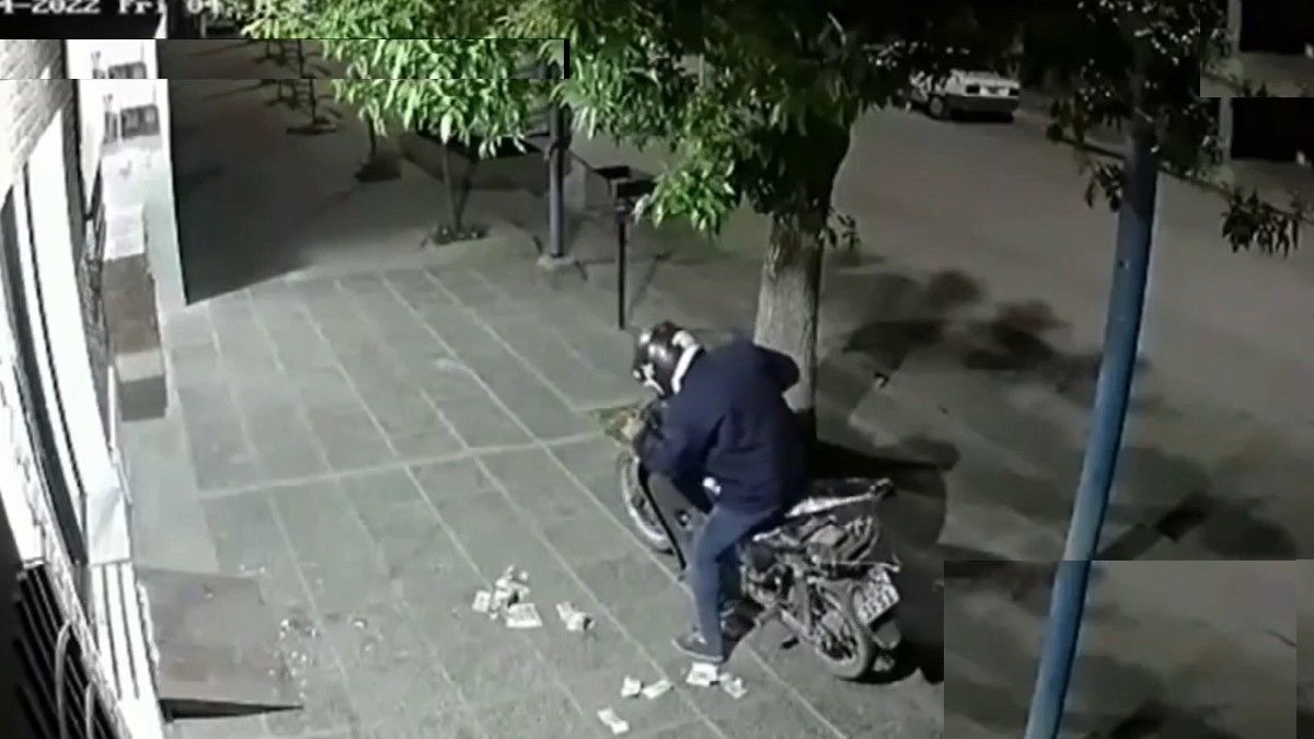 El insólito robo que ocurrió en General Roca. Foto: captura de Tv.&nbsp;