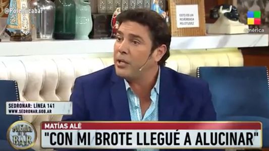 Matías Alé recordó el brote psicótico que tuvo: Me tuvieron que agarrar entre ocho policías