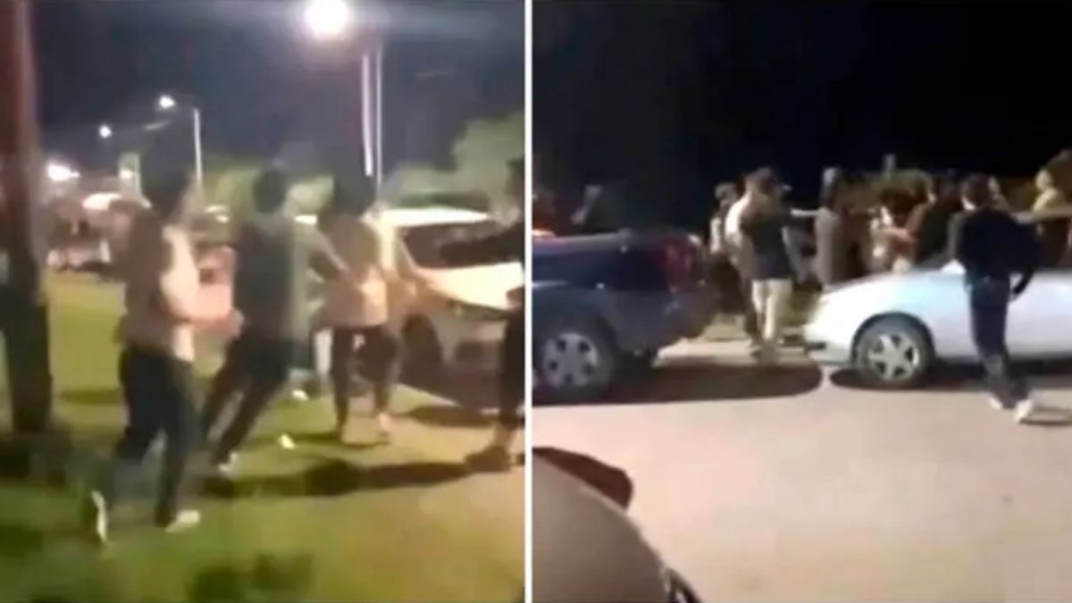 Salvaje golpiza: 20 rugbiers atacaron a un joven a la salida del boliche y lo tiraron en una zanja (Foto: captura de video).
