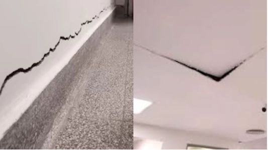 Salud pública: la guardia de un hospital dejó de atender por riesgo de derrumbe