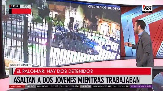 Inseguridad en cuarentena: raid delictivo que terminó en el Palomar