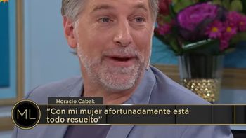 Horacio Cabak aclaró si aún vive con su mujer y sus hijos tras el escándalo