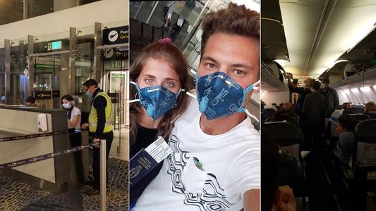 En medio de la pandemia, Gonzalo Vázquez y su novia pudieron regresar al país: En Colombia hay mucha paranoia