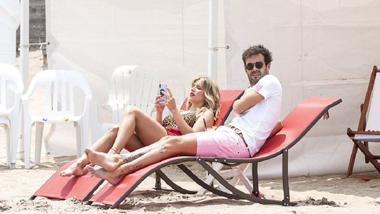 Laurita Fernández y Nico Cabré tuvieron su primer día de playa