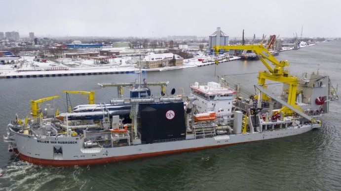 Jan De Nul sumó la draga más importante de su flota internacional