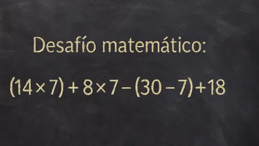 Desafío matemático: ¿en cuánto tiempo lo resolvés?